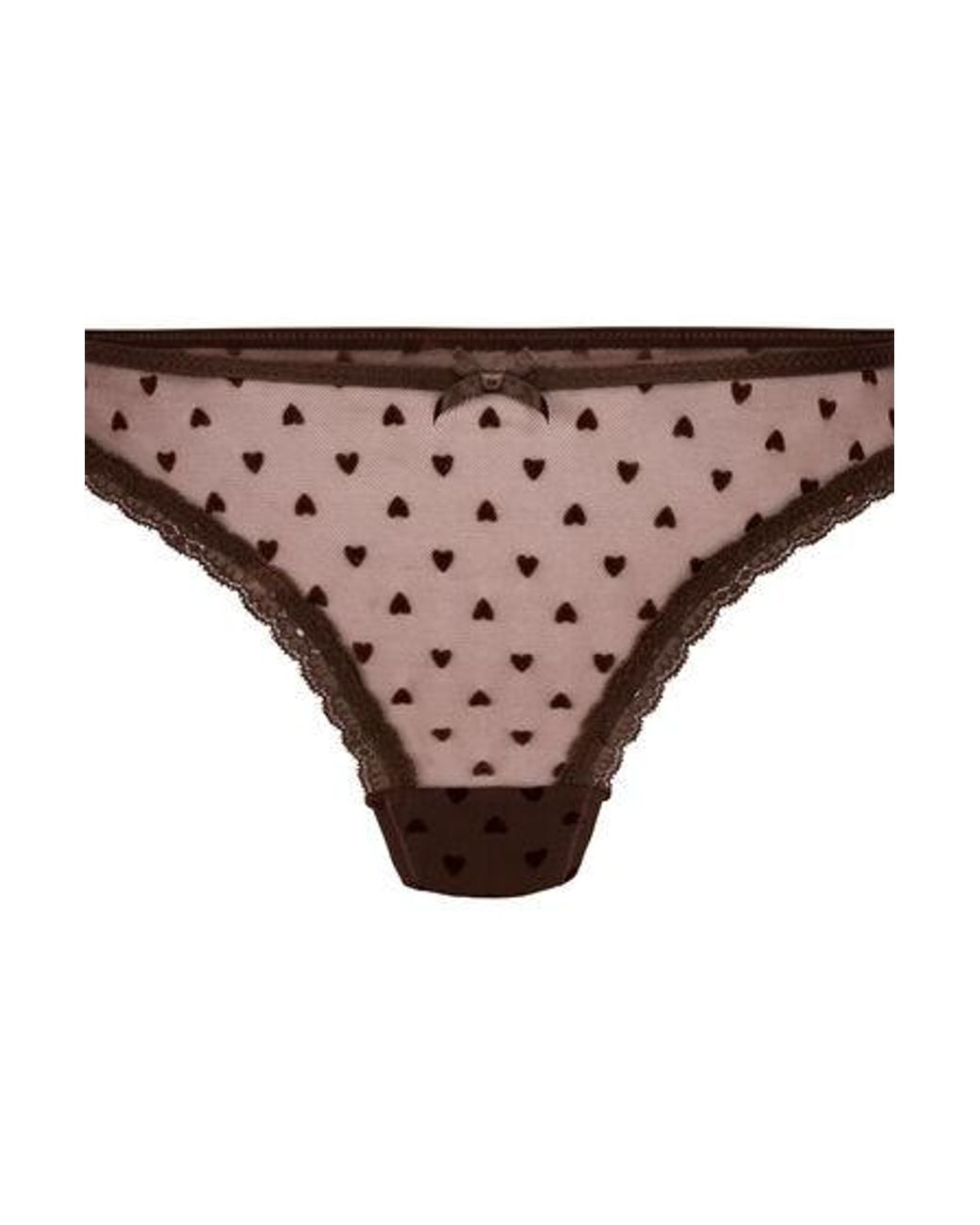 Hunkemöller Brown Phoebe Thong