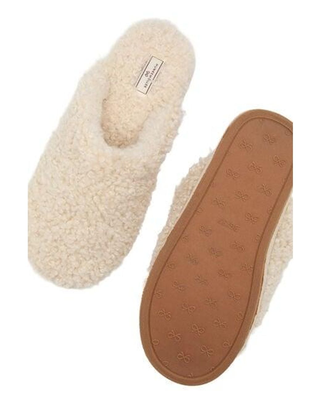 Hunkemöller Natural Slipper Curly Fur
