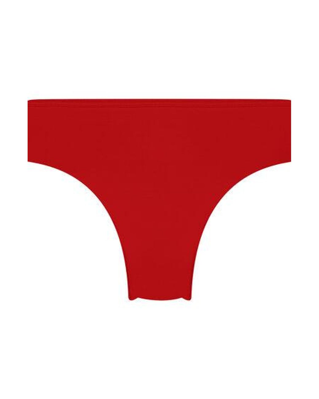 Hunkemöller Red Invisible Lace Back Brazilian