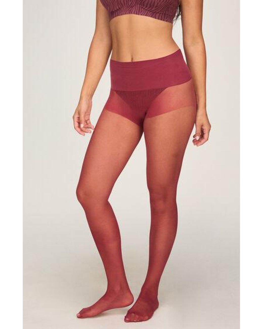 Hunkemöller Red Tight 20 Denier Seamless Velver Touch