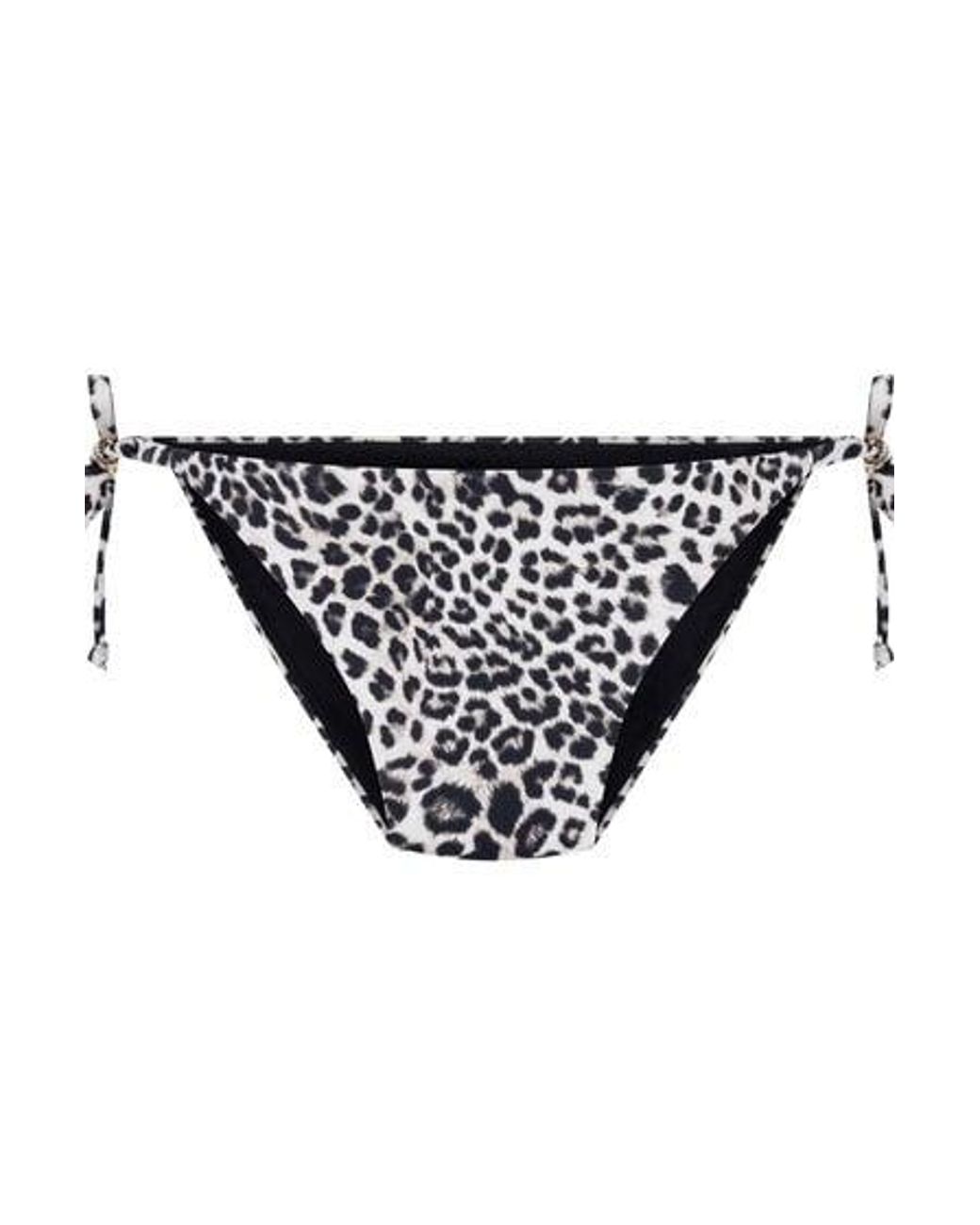 Hunkemöller Brown Cheeky Bikini Bottom Leopard