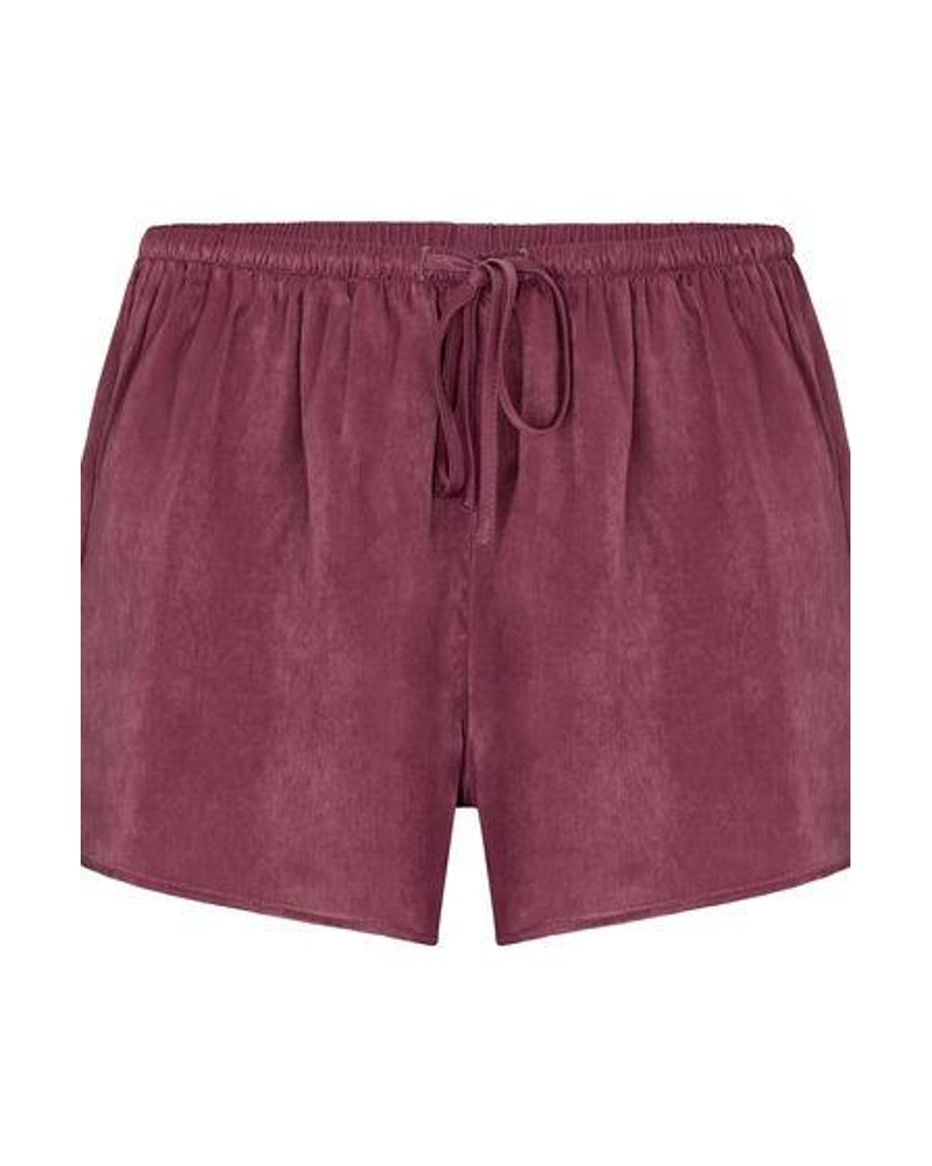 Hunkemöller Red Ayla Satin Shorts