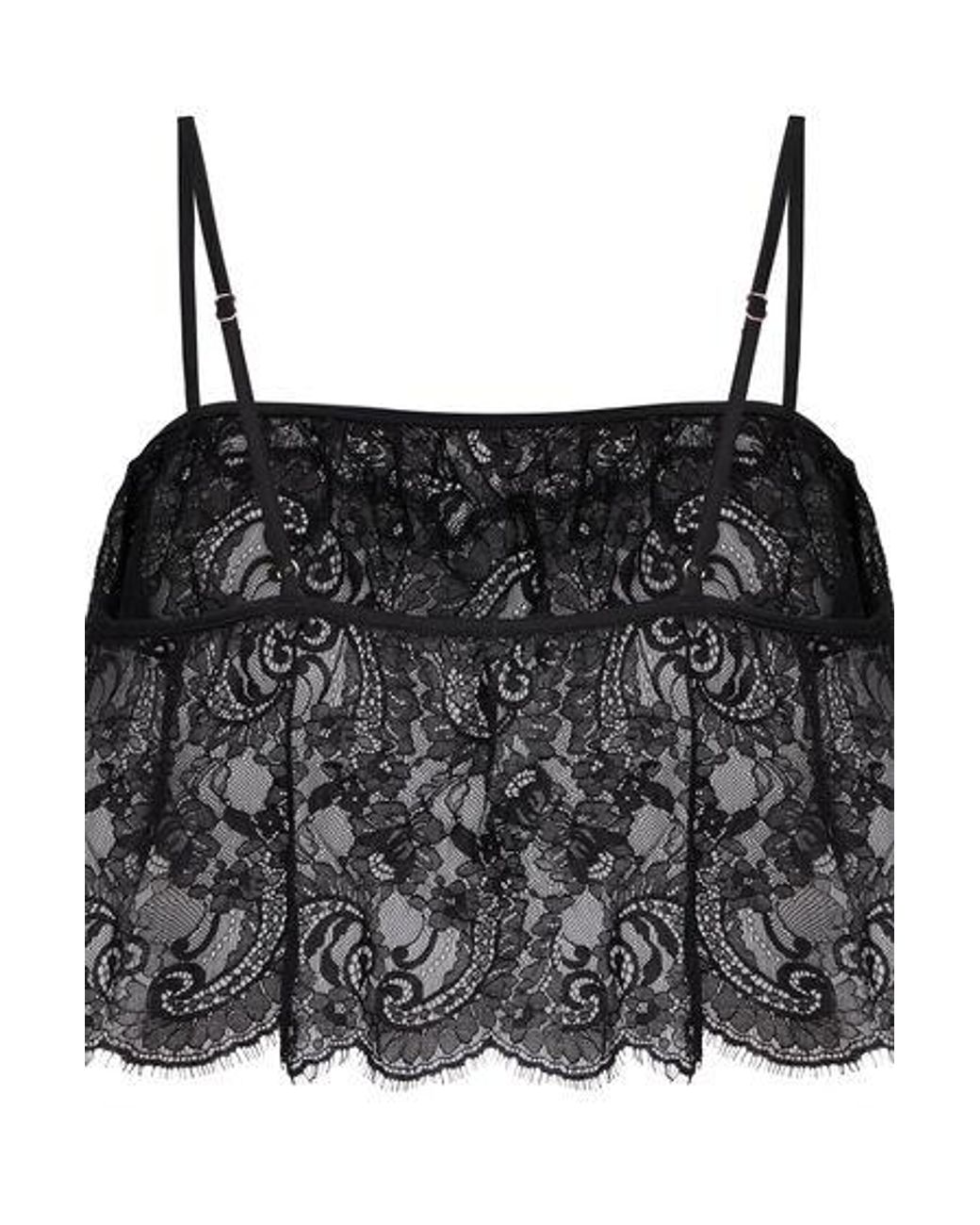 Hunkemöller Black Cami Short Allover Lace Legacy