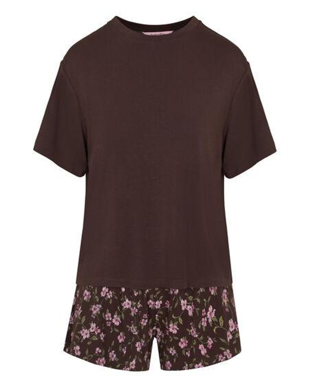 Hunkemöller Brown Pyjama Set Loose