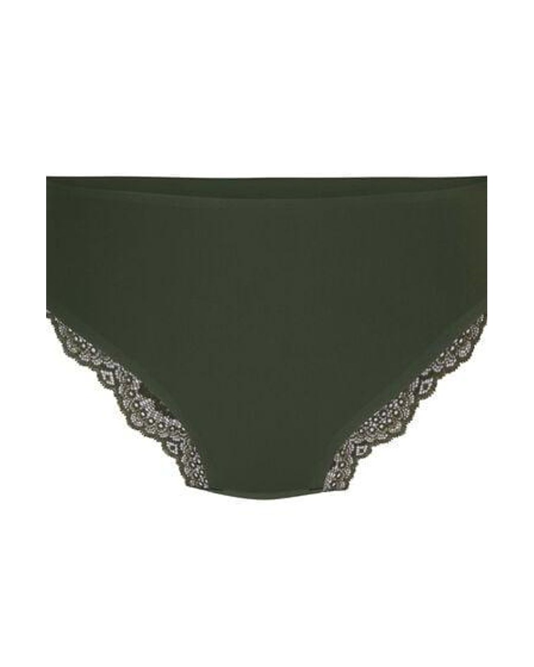 Hunkemöller Green Invisible Lace Back Brazilian