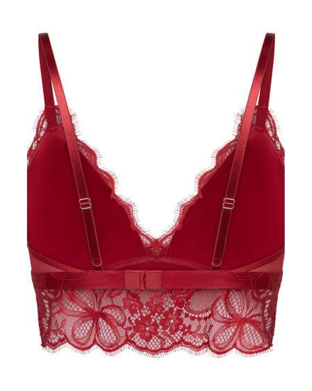 Hunkemöller Red Marianna Triangle Bralette