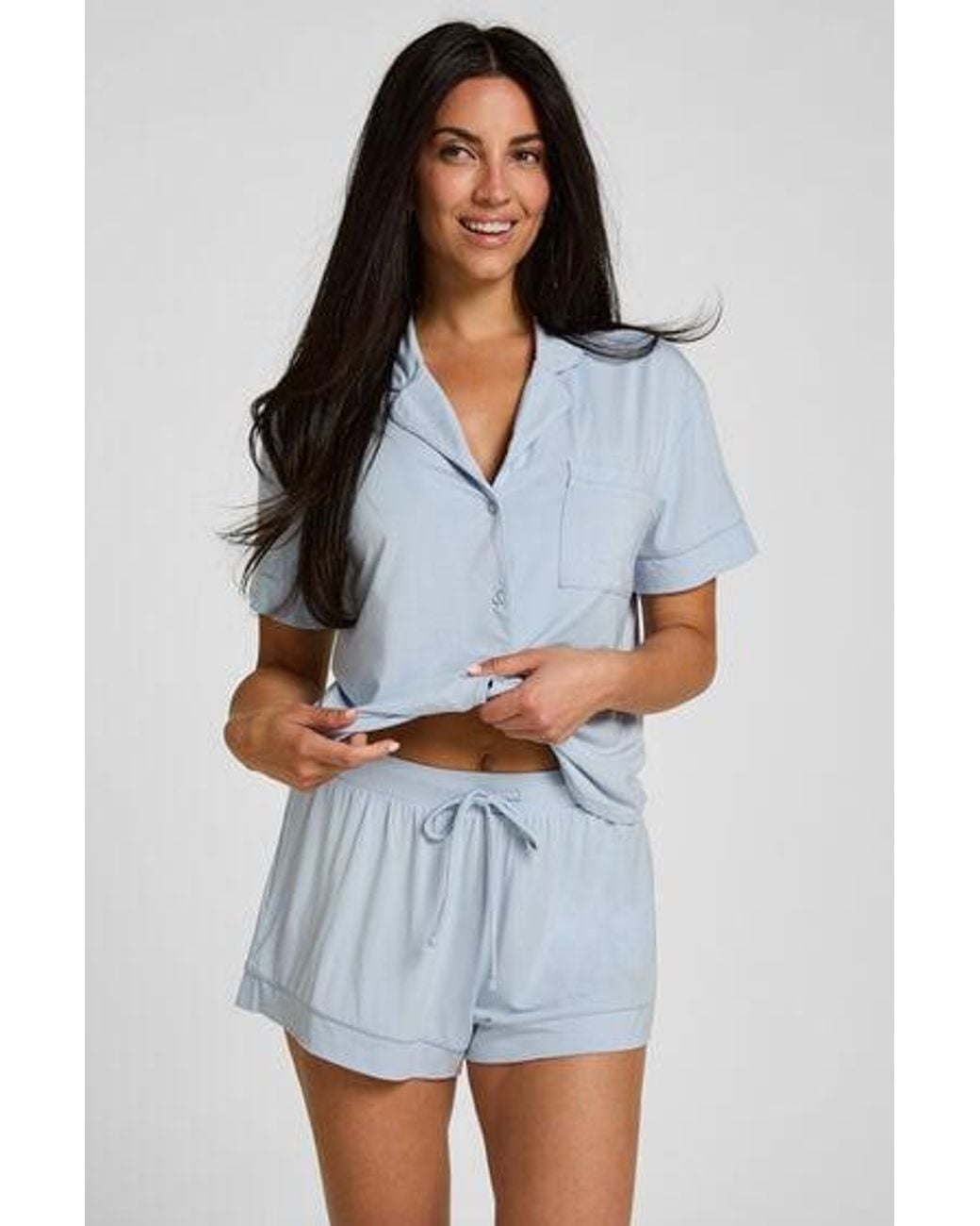 Hunkemöller Blue Essential Jersey Short