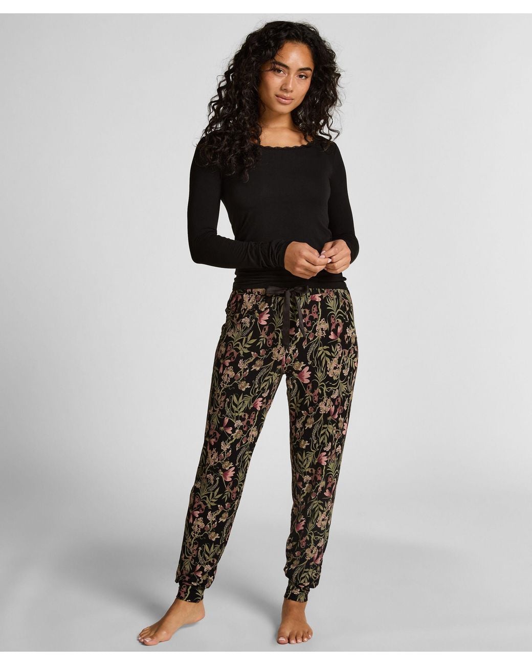 Hunkemöller Black Jersey Pyjama Pants