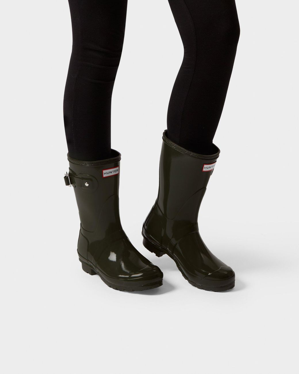 hunter boots gloss short