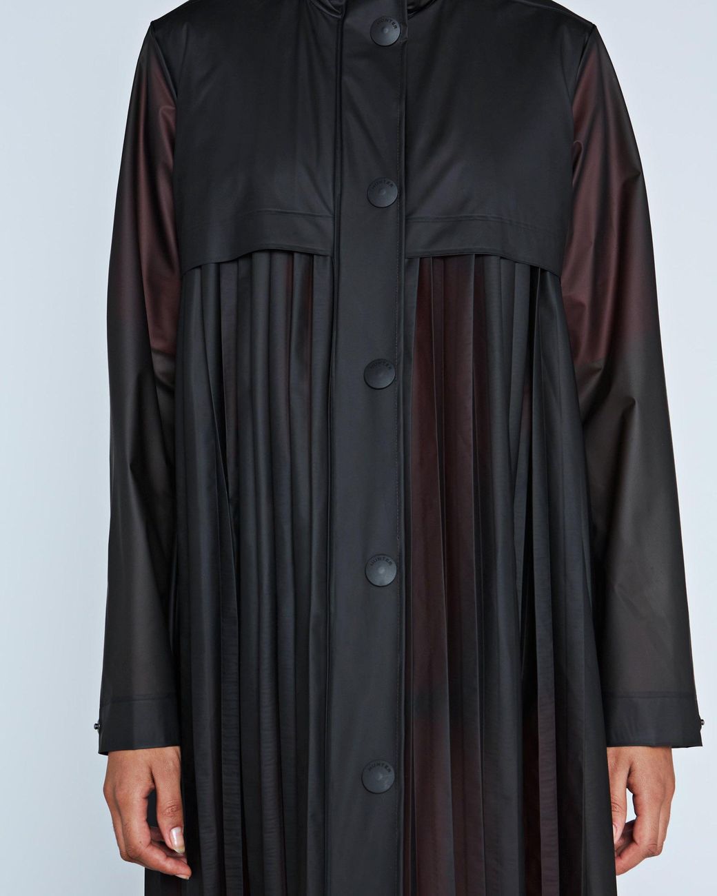 Original Pleated Vinyl Waterproof Coat 