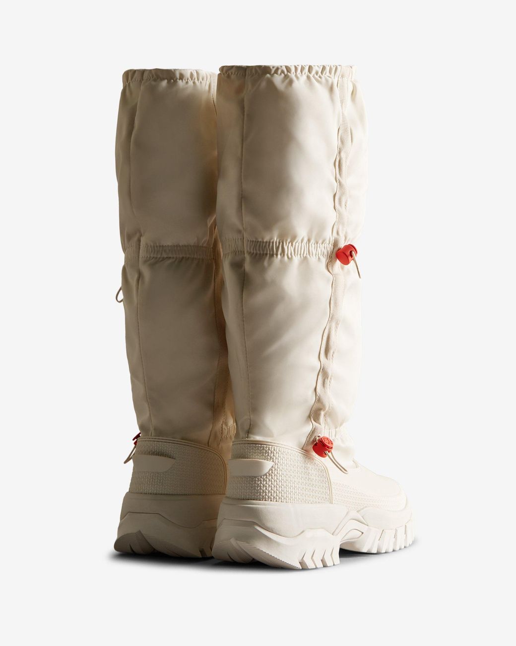 HUNTER Wanderer Insulated Tall Slouch Snow Boots in White | Lyst