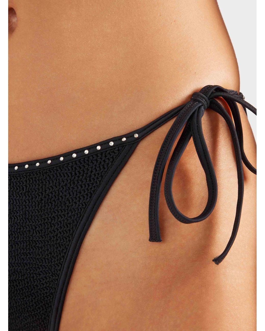 Hunza G Black Gina Swarovski Bikini