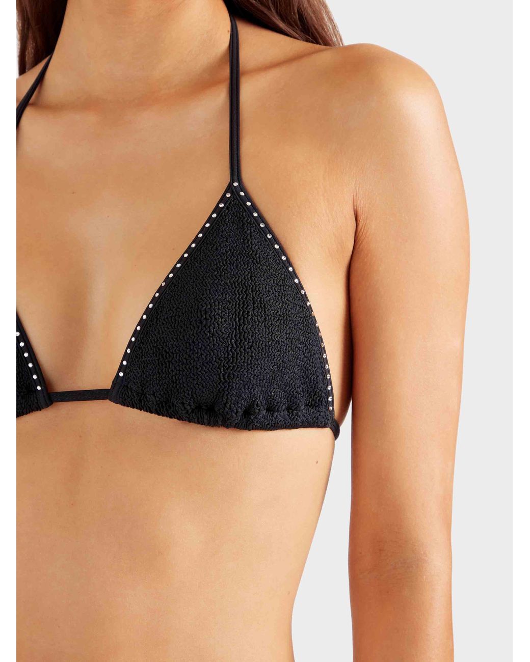 Hunza G Black Gina Swarovski Bikini