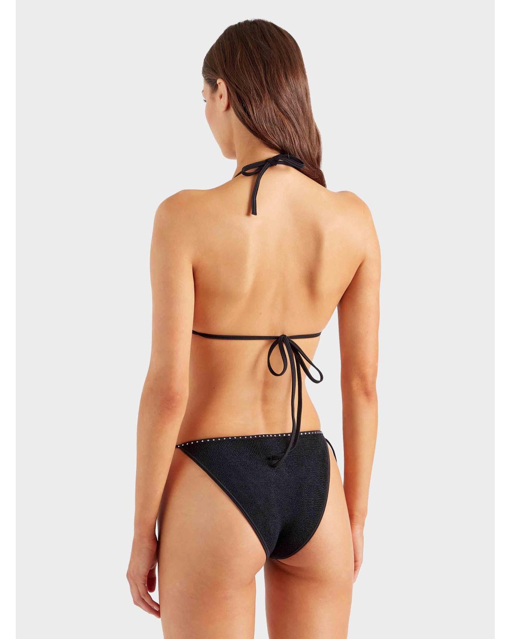 Hunza G Black Gina Swarovski Bikini