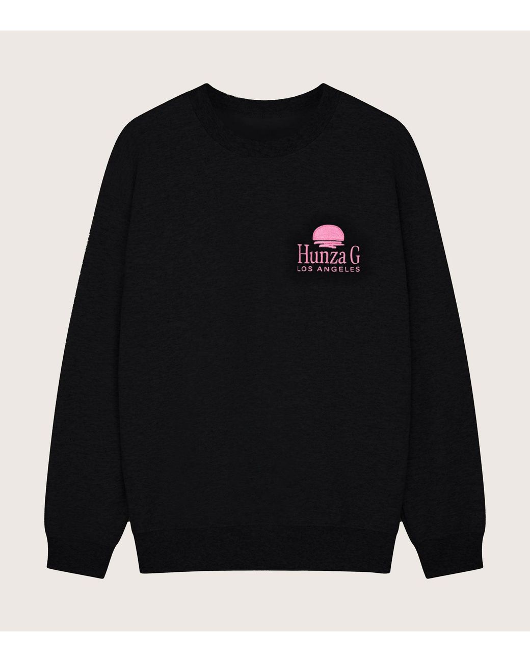 Hunza G Los Angeles Sweatshirt in Black Lyst UK