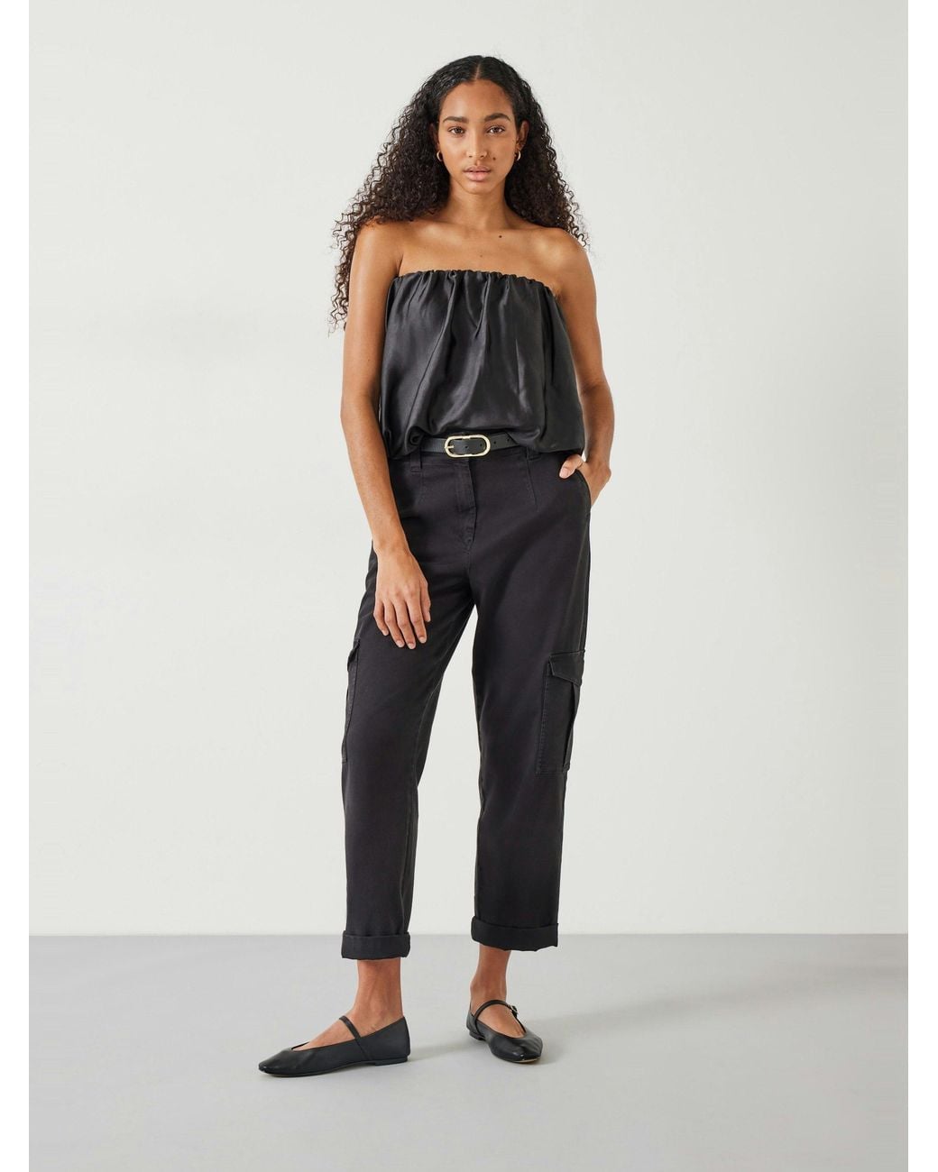 Hush Black Lexia Strapless Top