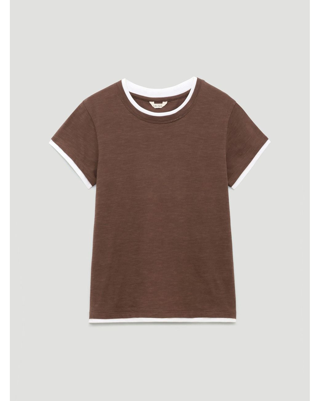 Hush Multicolor Winona Cotton Double Layer Slim T-Shirt