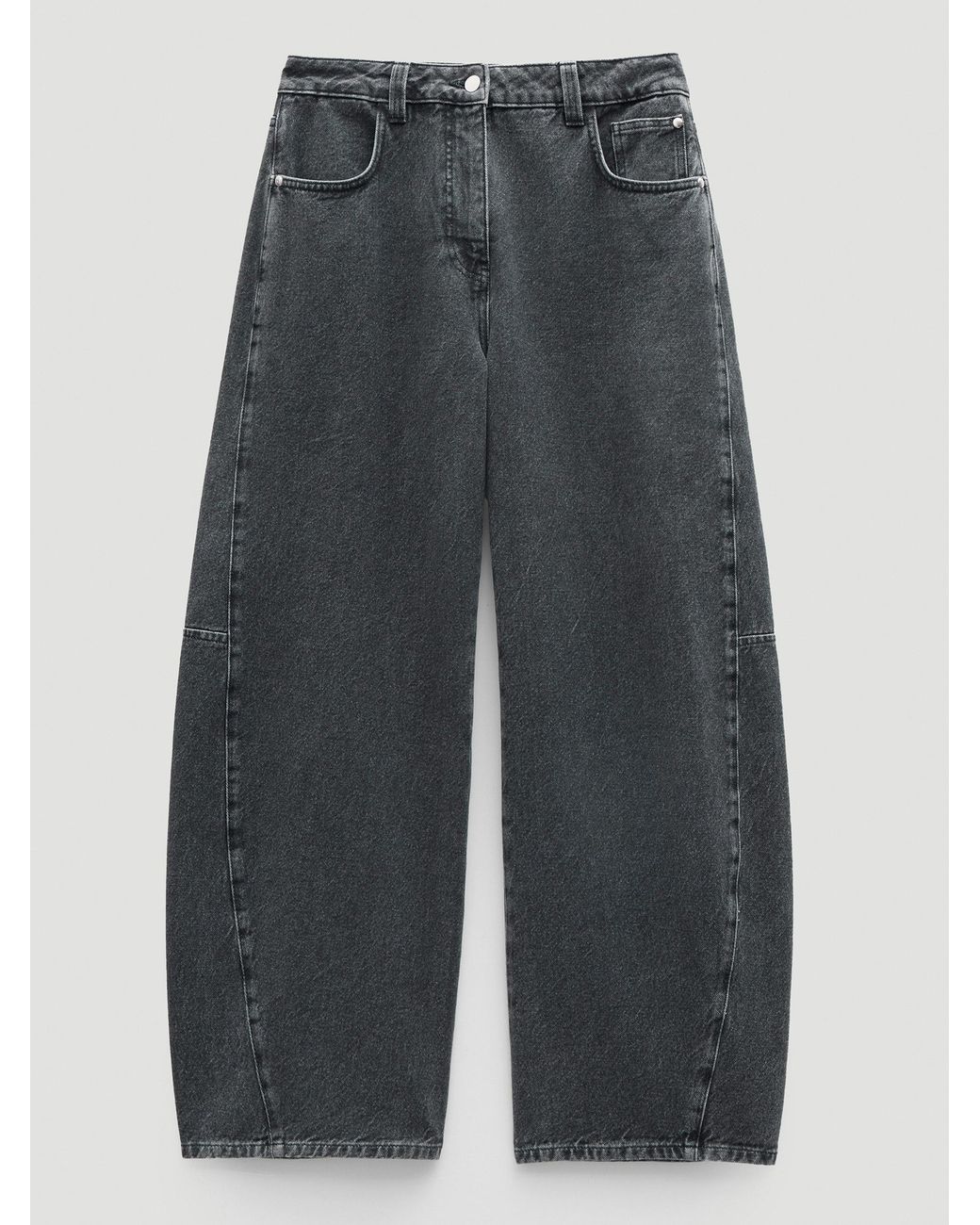 Hush White Bree Horseshoe Barrel Leg Jeans
