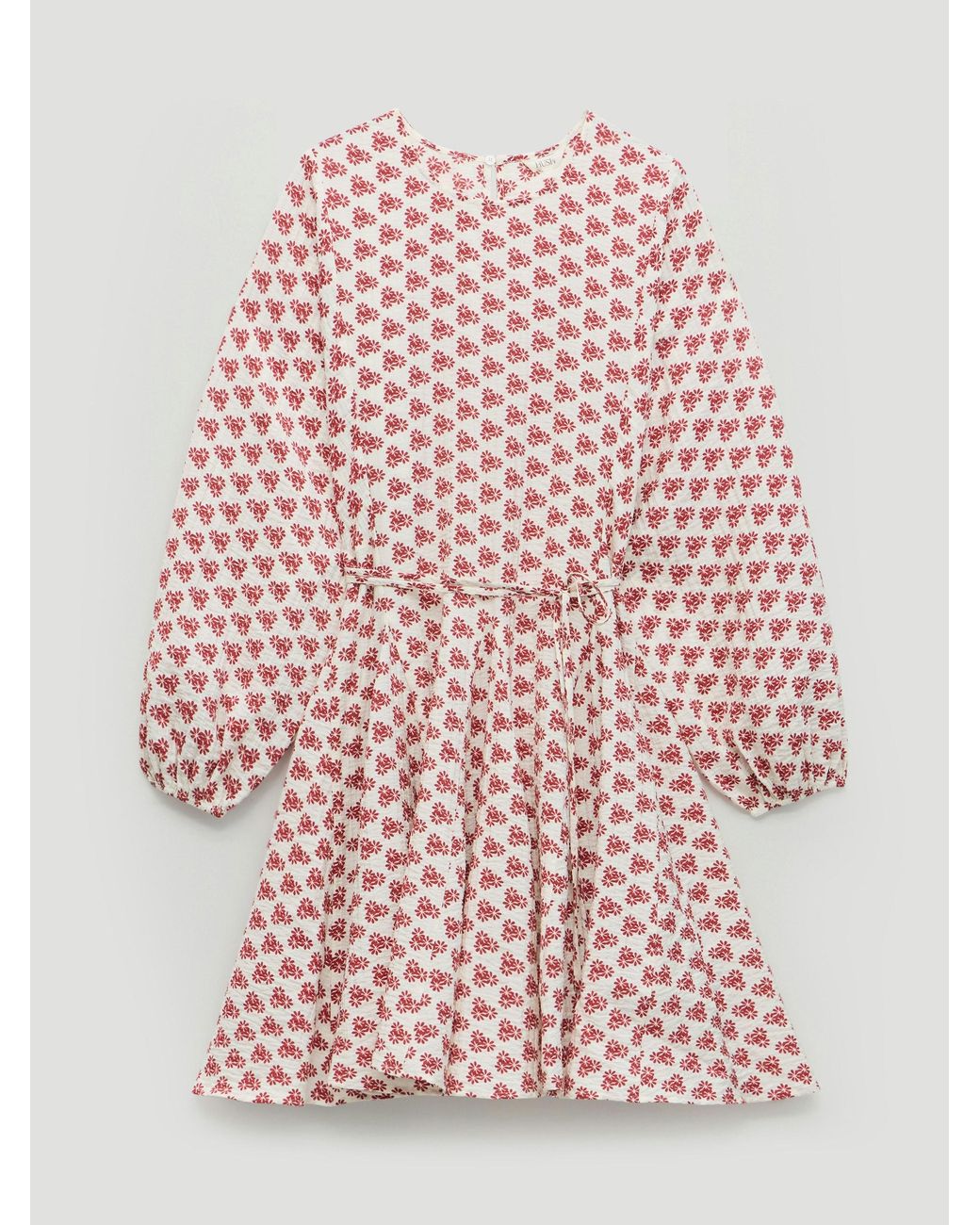 Hush Pink Ines Godet Skirt Crinkle Mini Dress