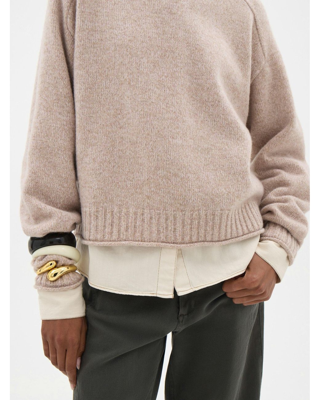 Hush Natural Nina Merino Wool Jumper