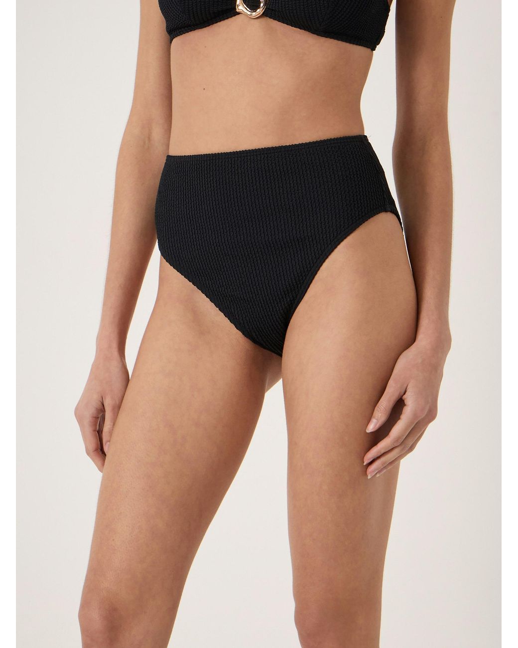Hush Natural Harper Crinkle High Waisted Bottoms