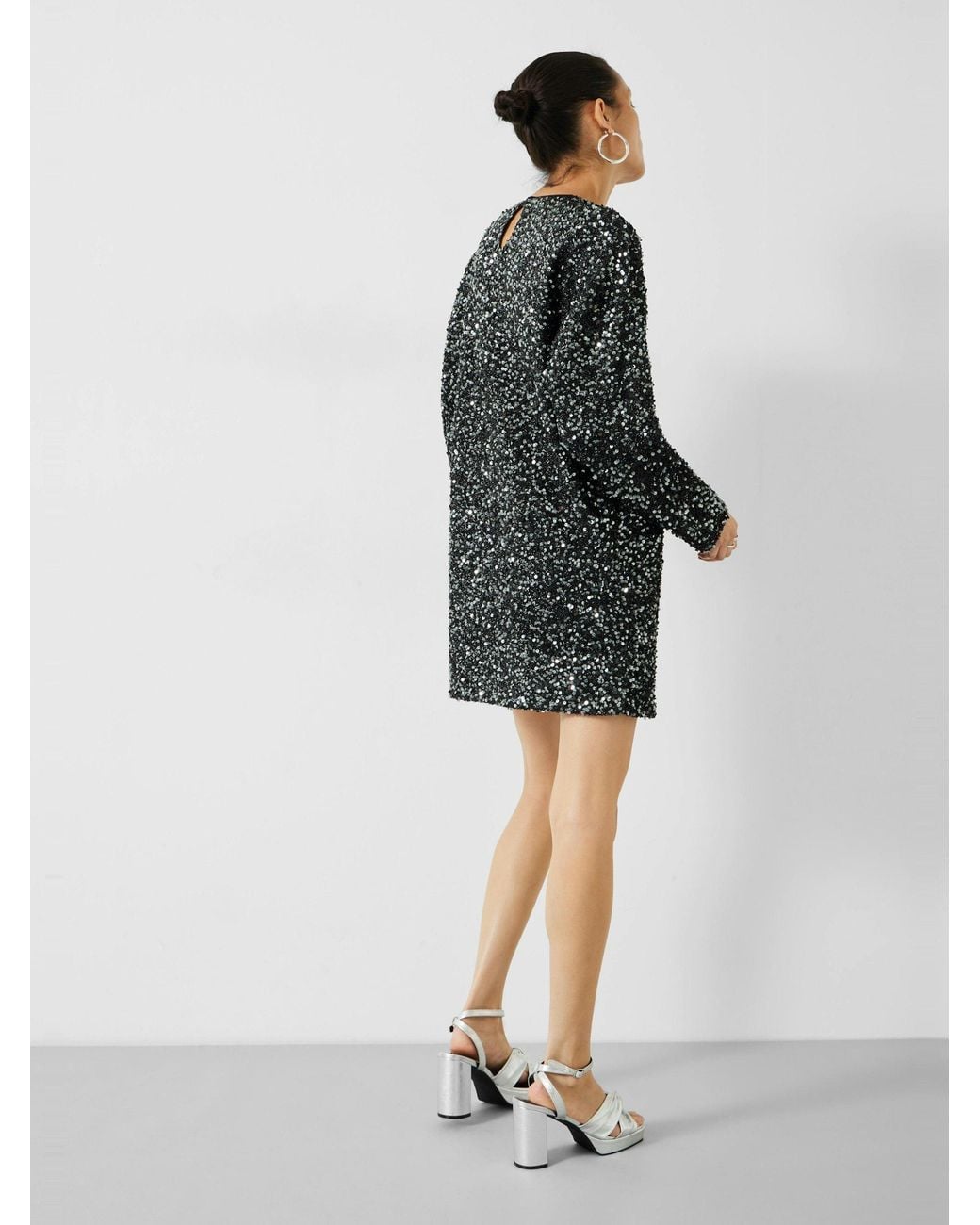 Hush Black Mischa Sequin Mini Dress