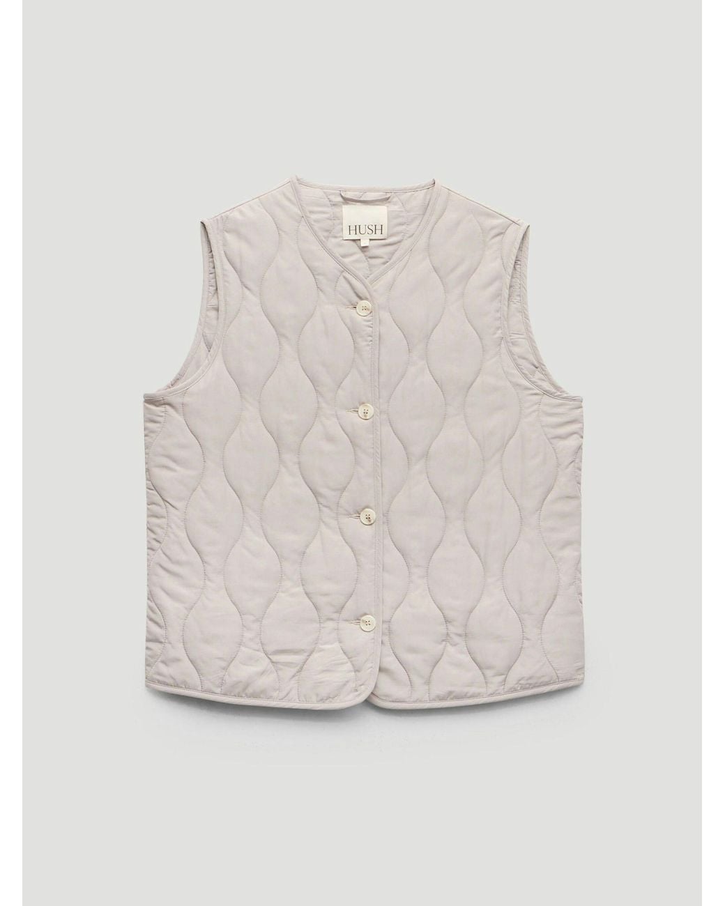 Hush Natural Amaya Quilted Gilet Liner