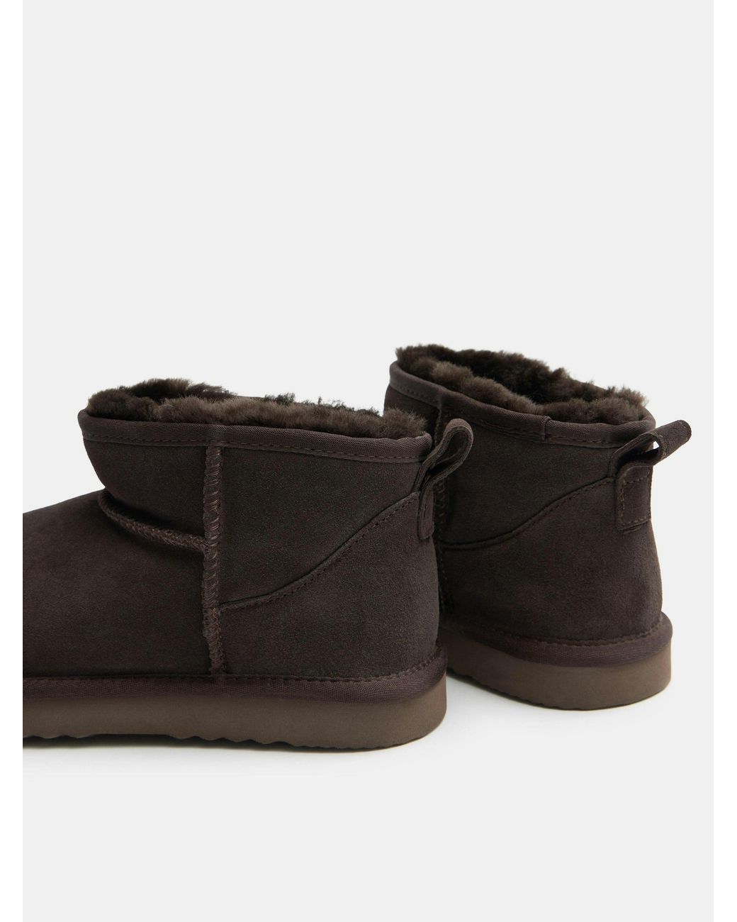 Hush Brown Ultra Mini Sheepskin Boots