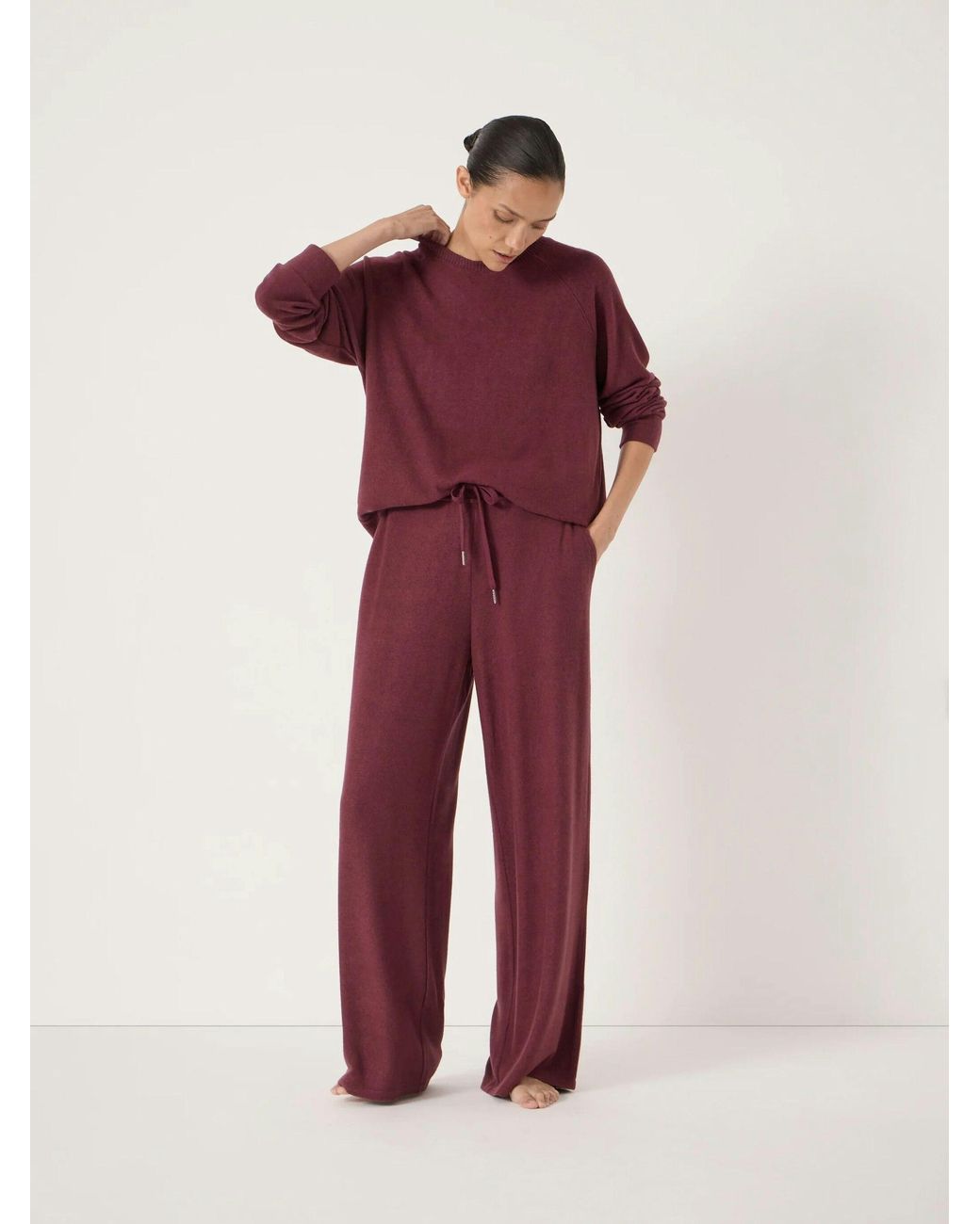 Hush Red Elle Supersoft Raglan Top