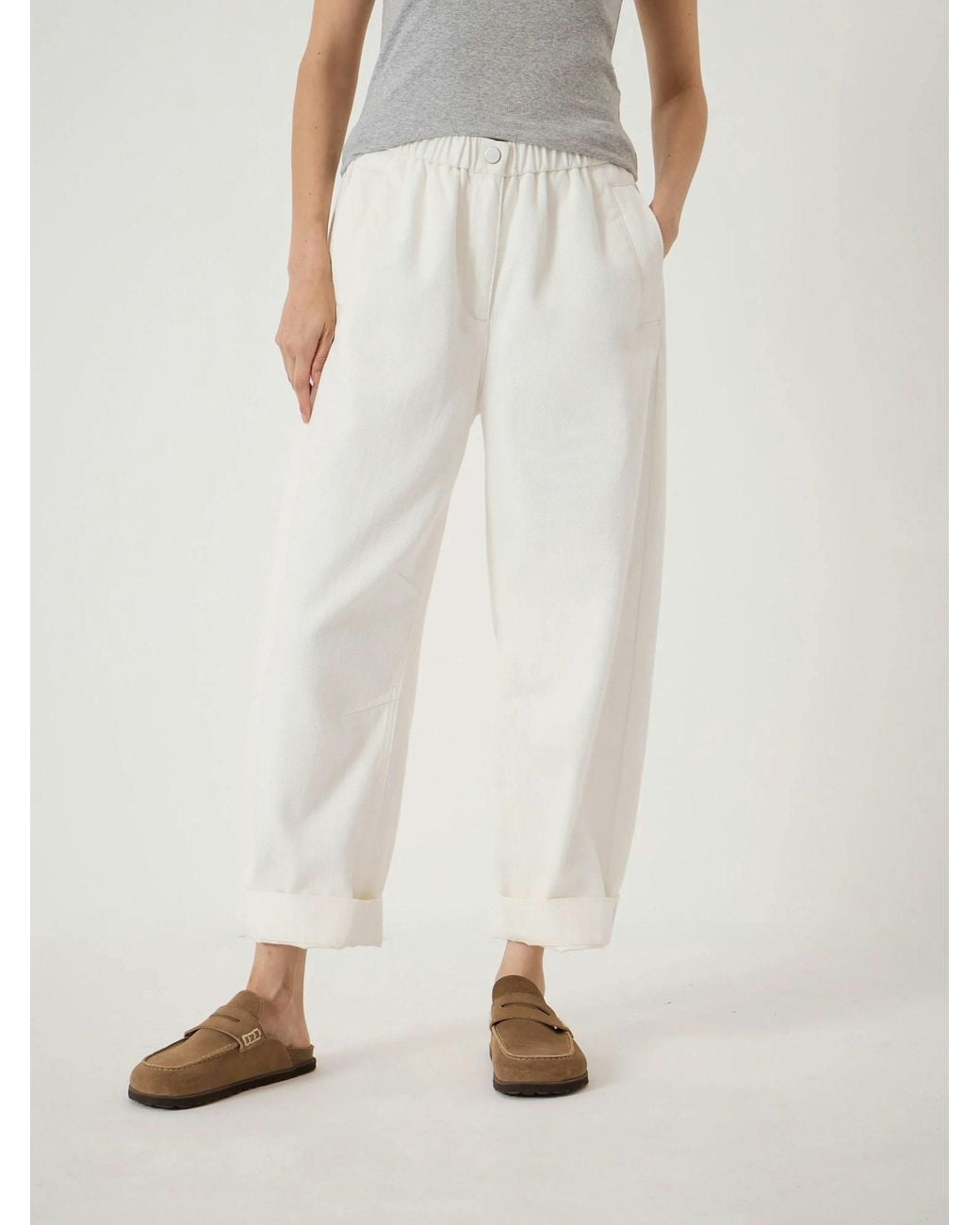 Hush Natural Jack Barrel Leg Supersoft Jeans