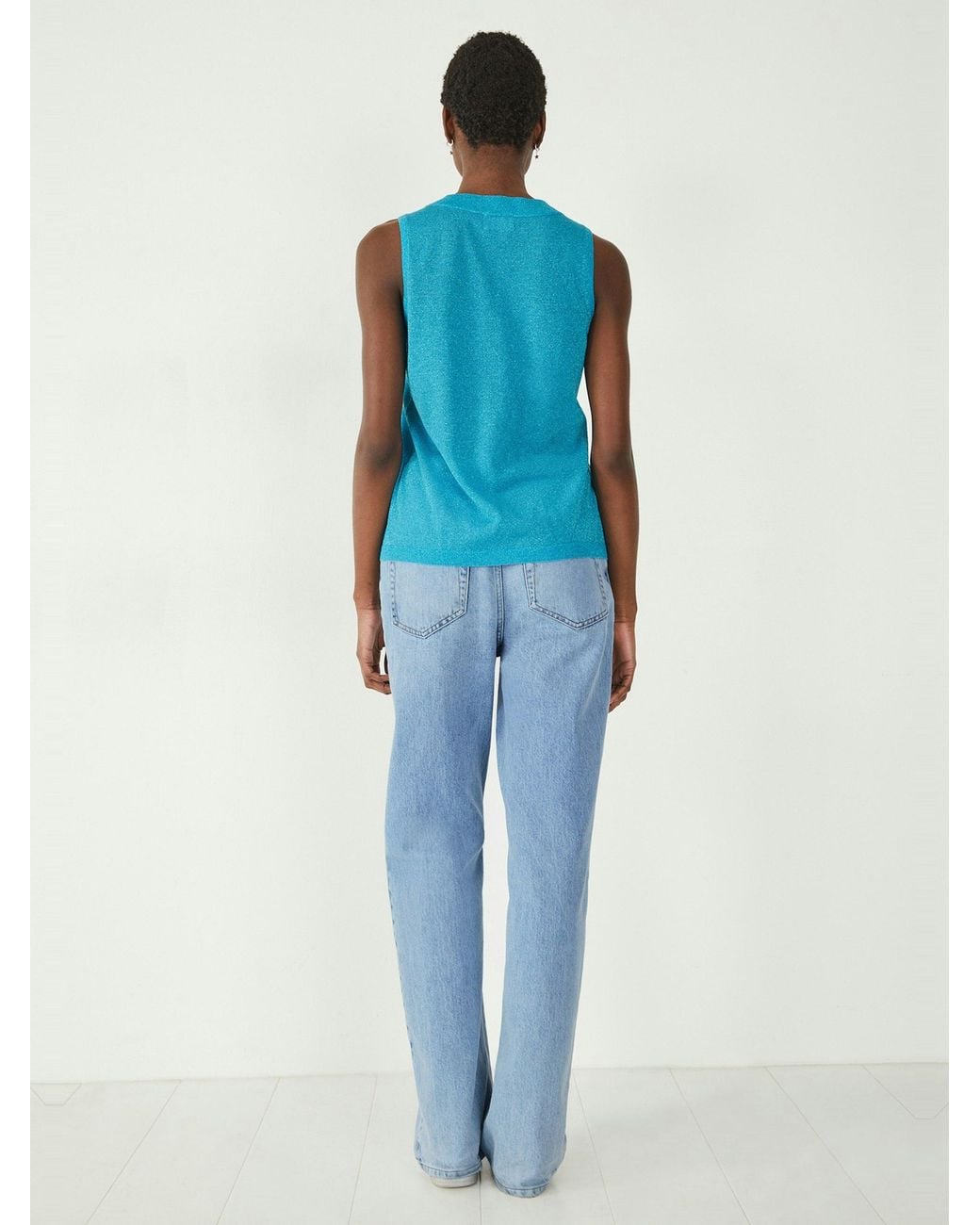Hush Blue Marine Knitted Vest