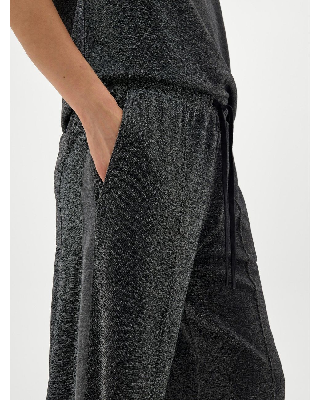 Hush White Harrison Glitter Joggers