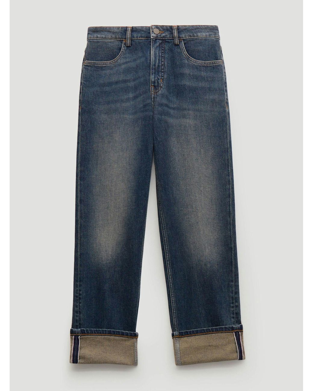 Hush Blue Agnes 2.0 Turn Up Jeans