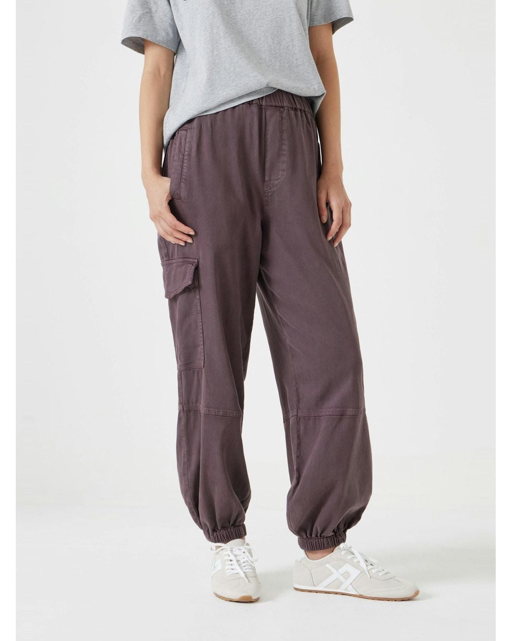Hush Multicolor Ava Washed Cargo Trousers