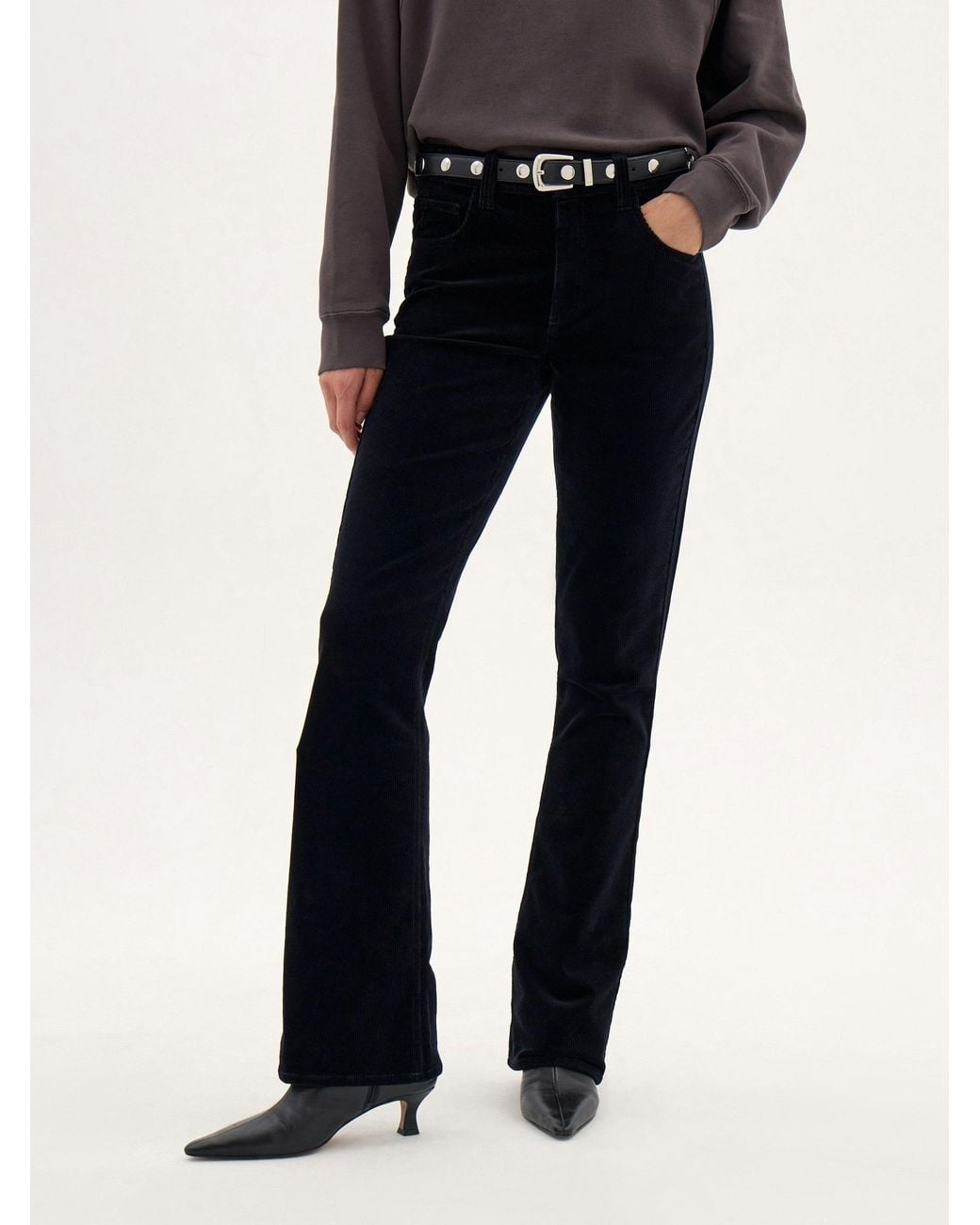Hush Blue Eliana Corduroy Bootcut Trousers