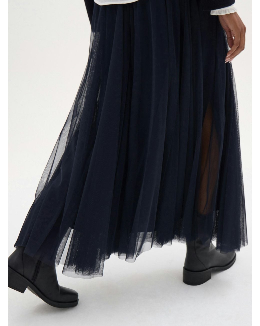 Hush Blue Millie Tulle Maxi Skirt