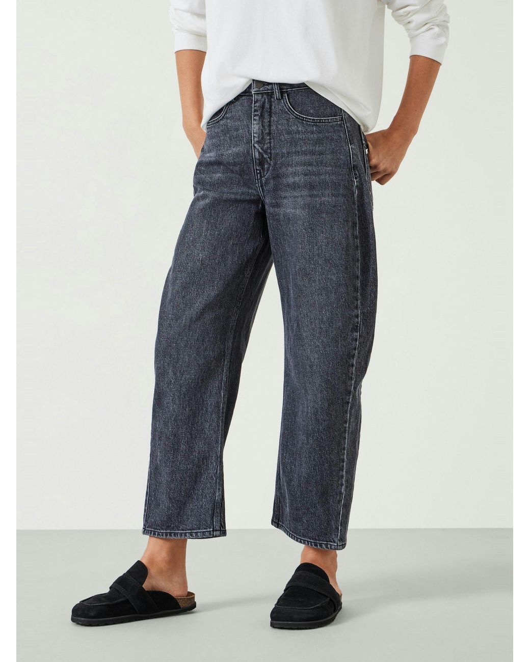 Hush Blue Cordelia Barrel Leg Jeans