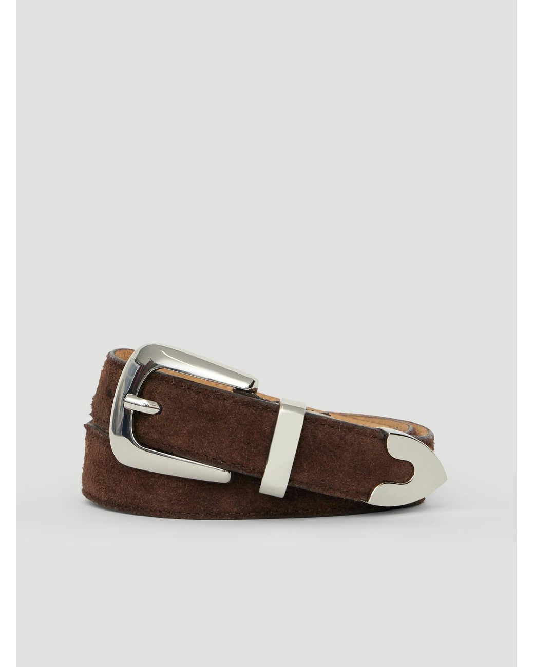 Hush Black Zinnia Suede Western Belt