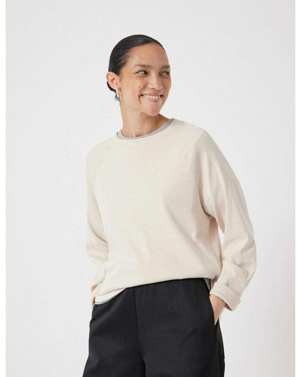 Hush White Matilda Raglan Top