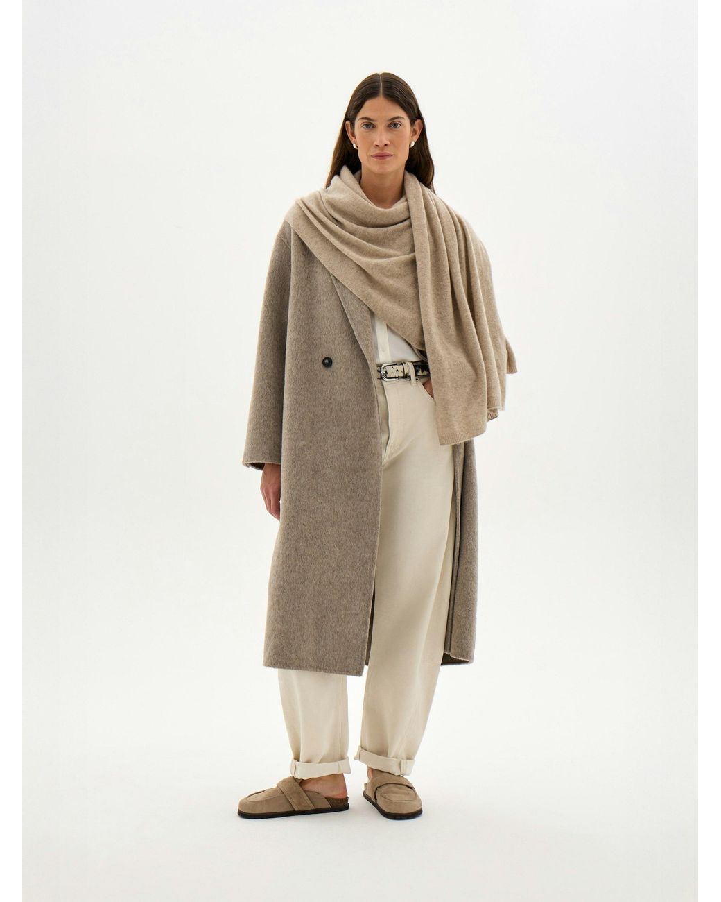 Hush Natural Cashmere Scarf