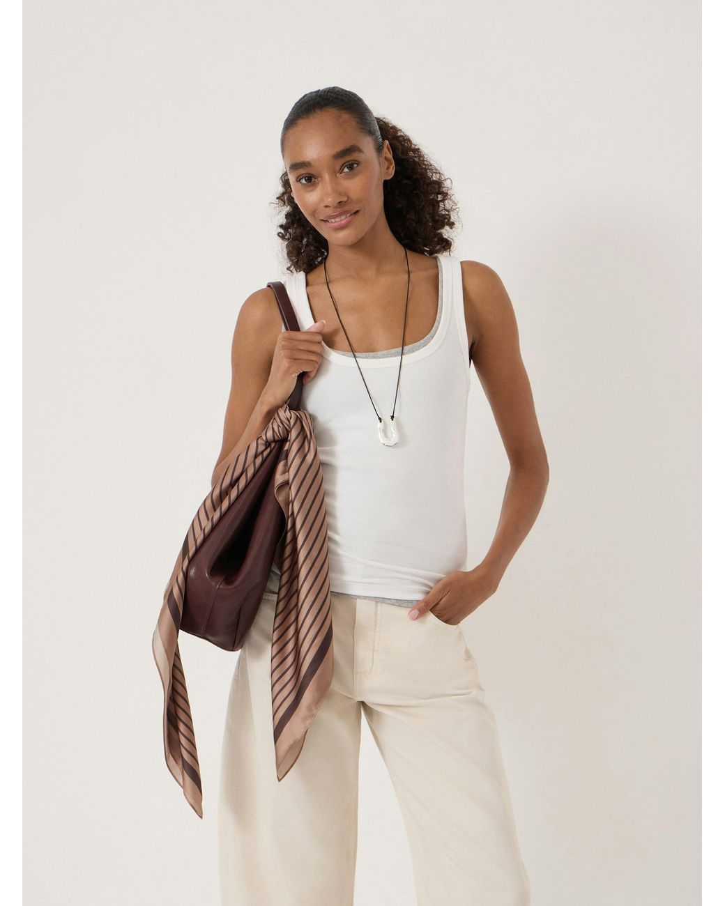 Hush Natural Lightweight Triangle Scarf