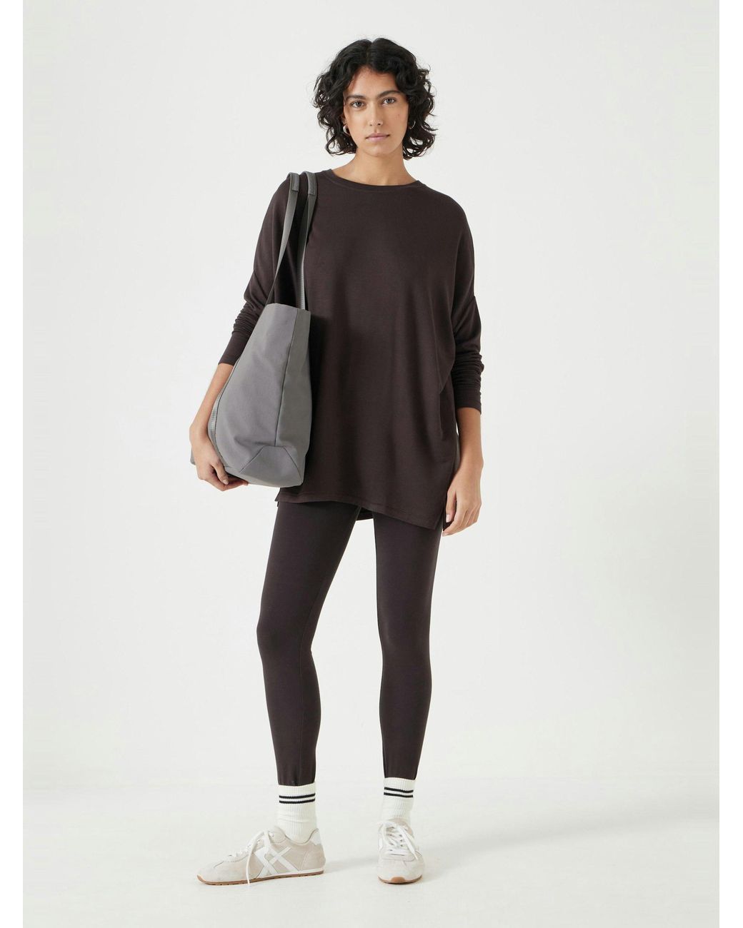 Hush Black Gillian Wide Jersey Top