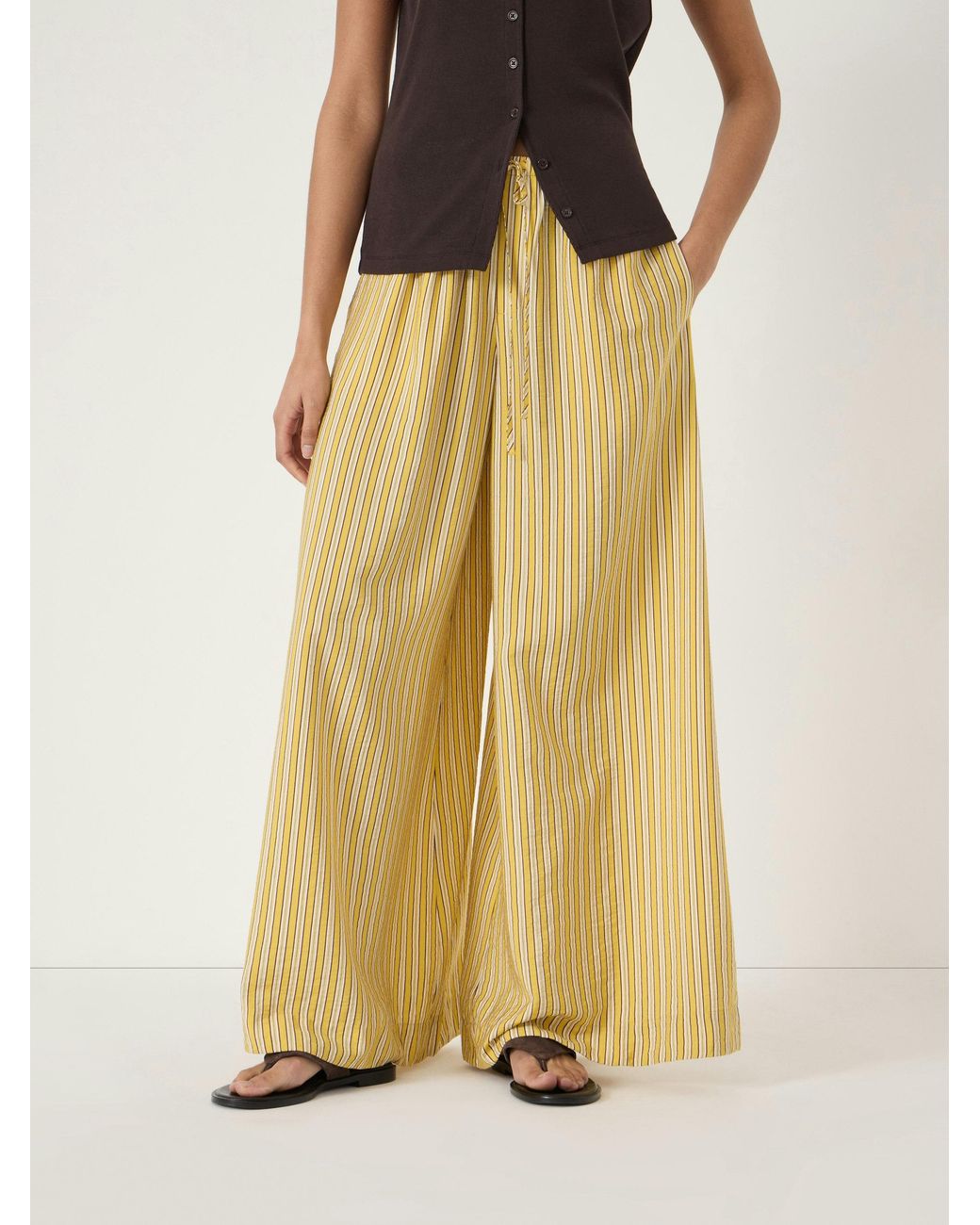 Hush Natural Arwen Wide Leg Trouser