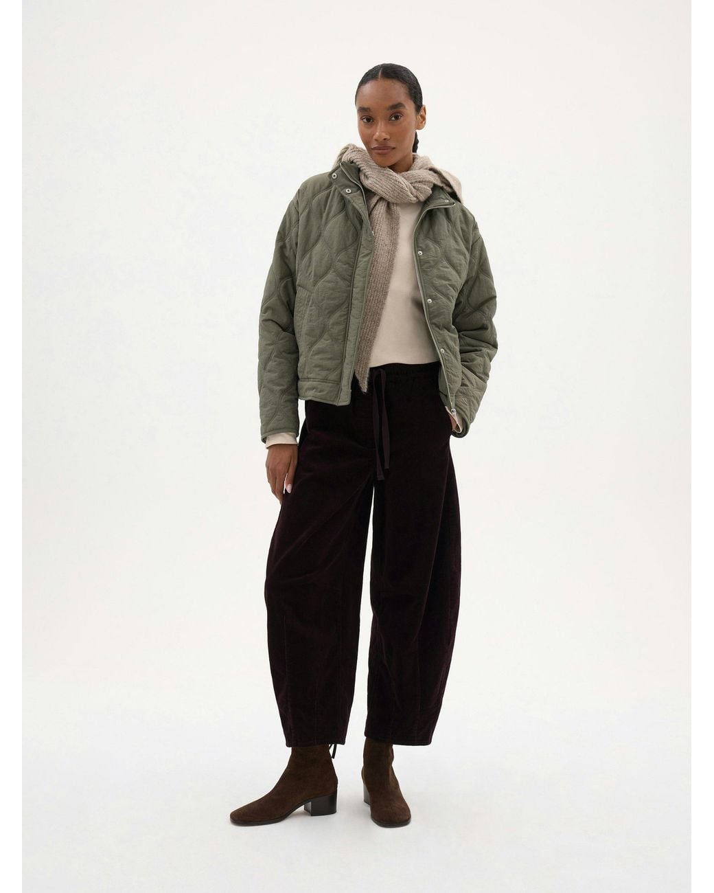 Hush Gray Viv Quilted Jacket