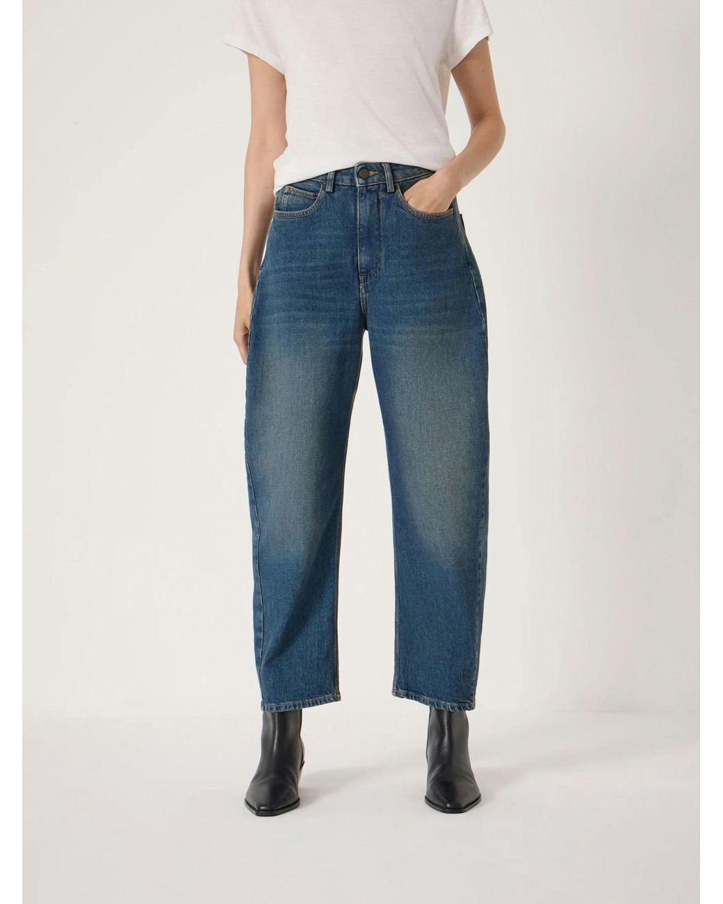 Hush Blue Cordelia Barrel Leg Jeans