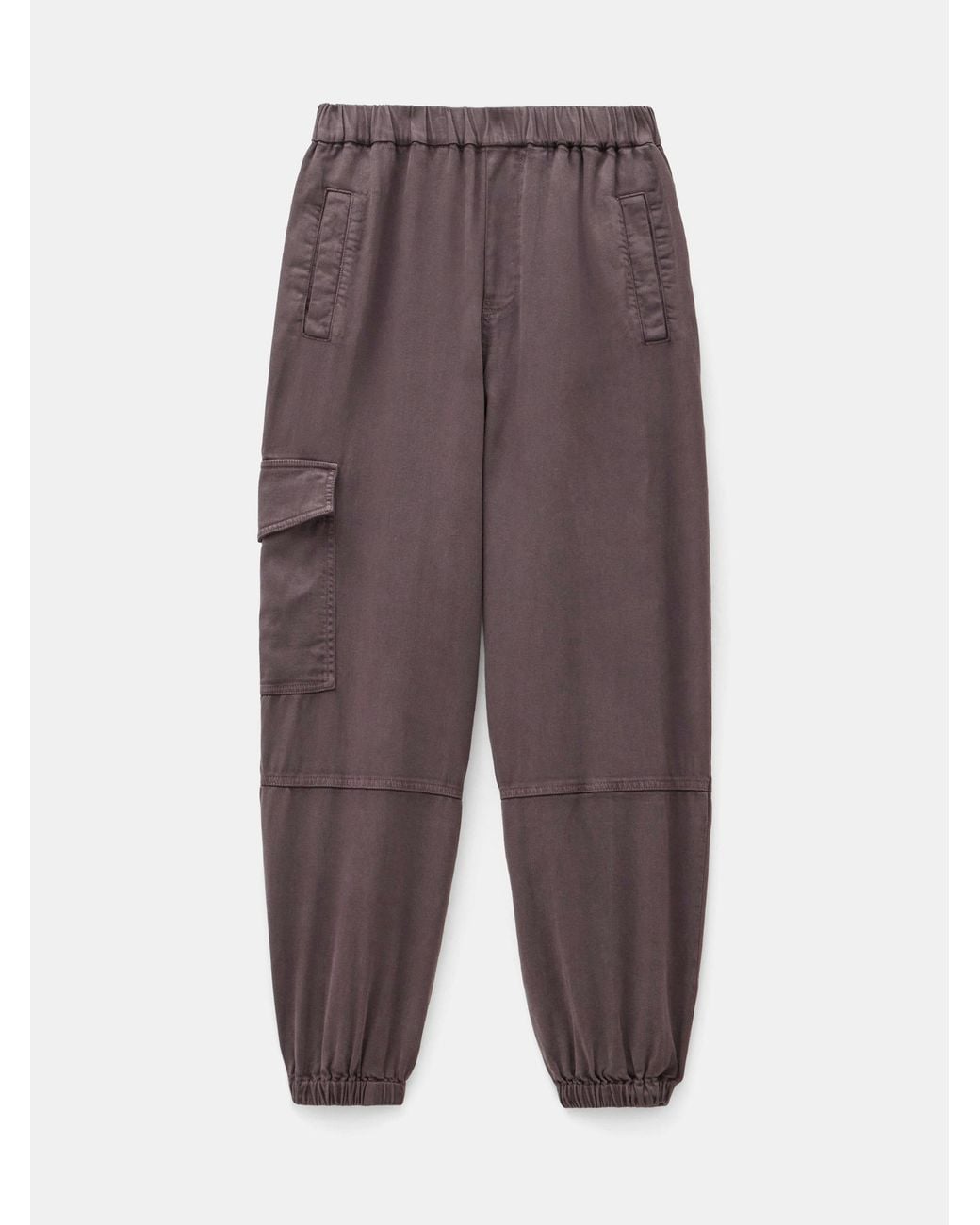 Hush Multicolor Ava Washed Cargo Trousers