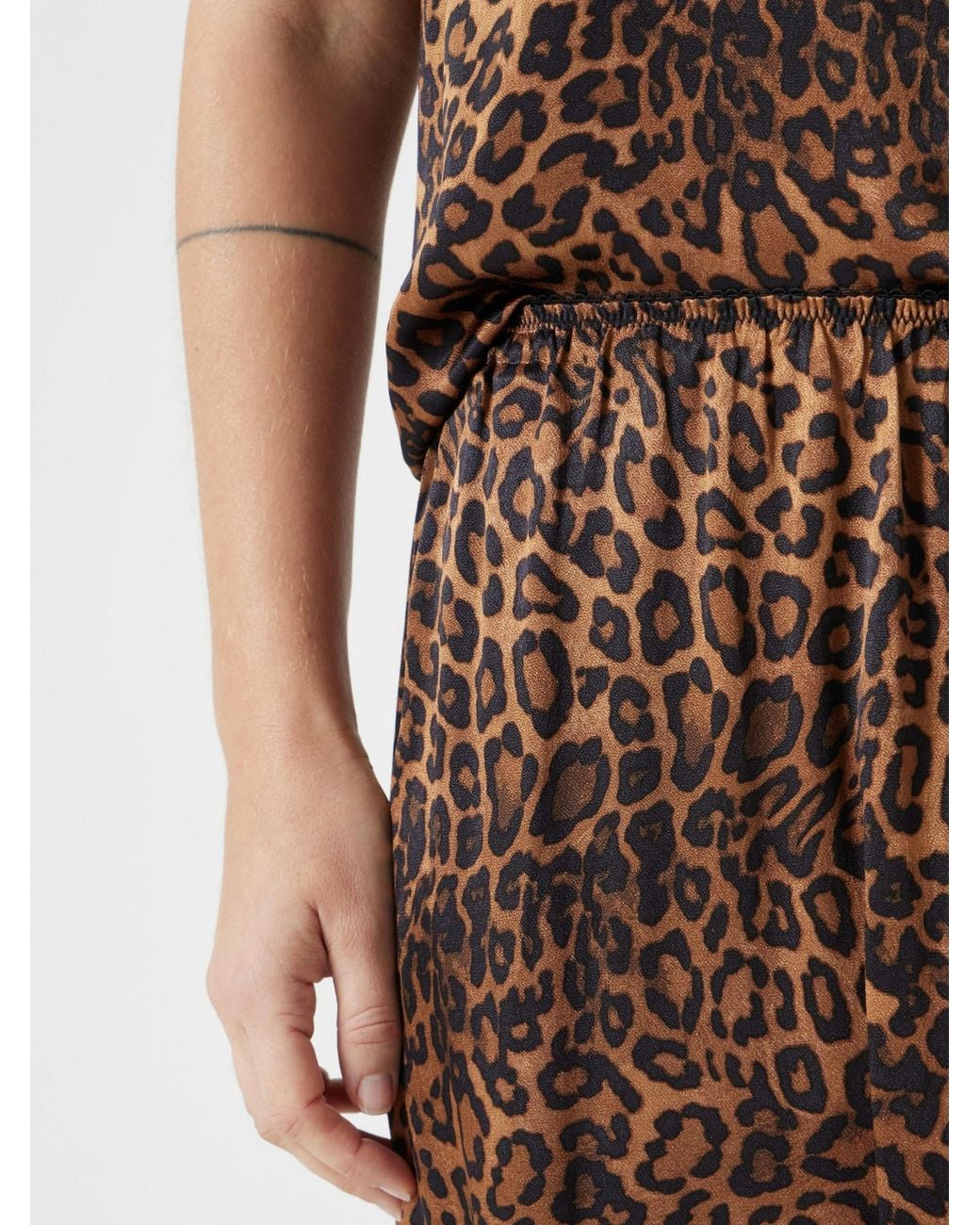 Hush Natural Printed Midi Skirt