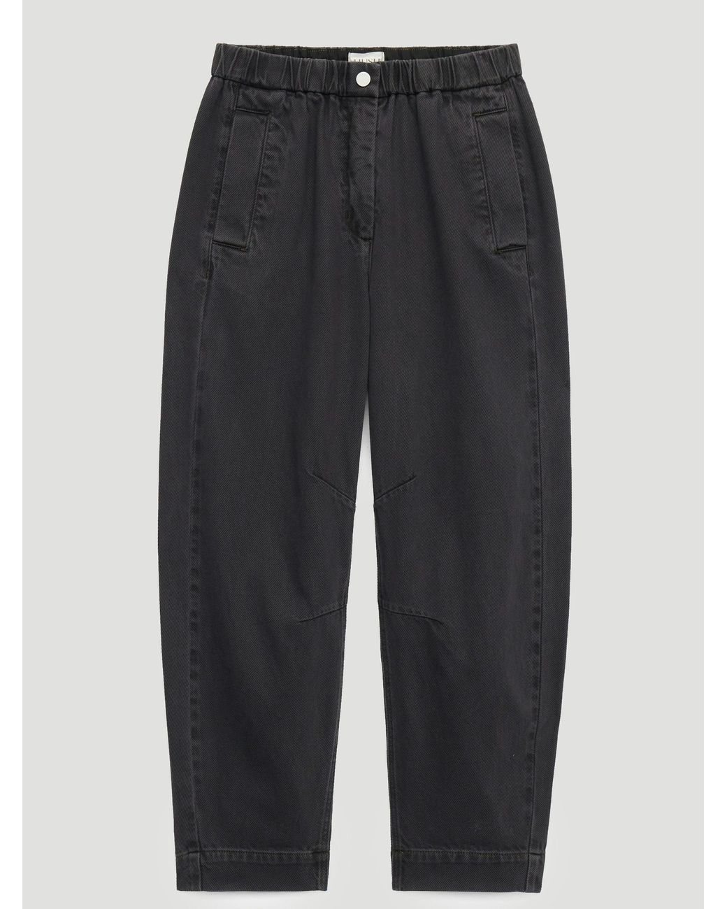 Hush White Supersoft Denim Barrel Leg Jeans