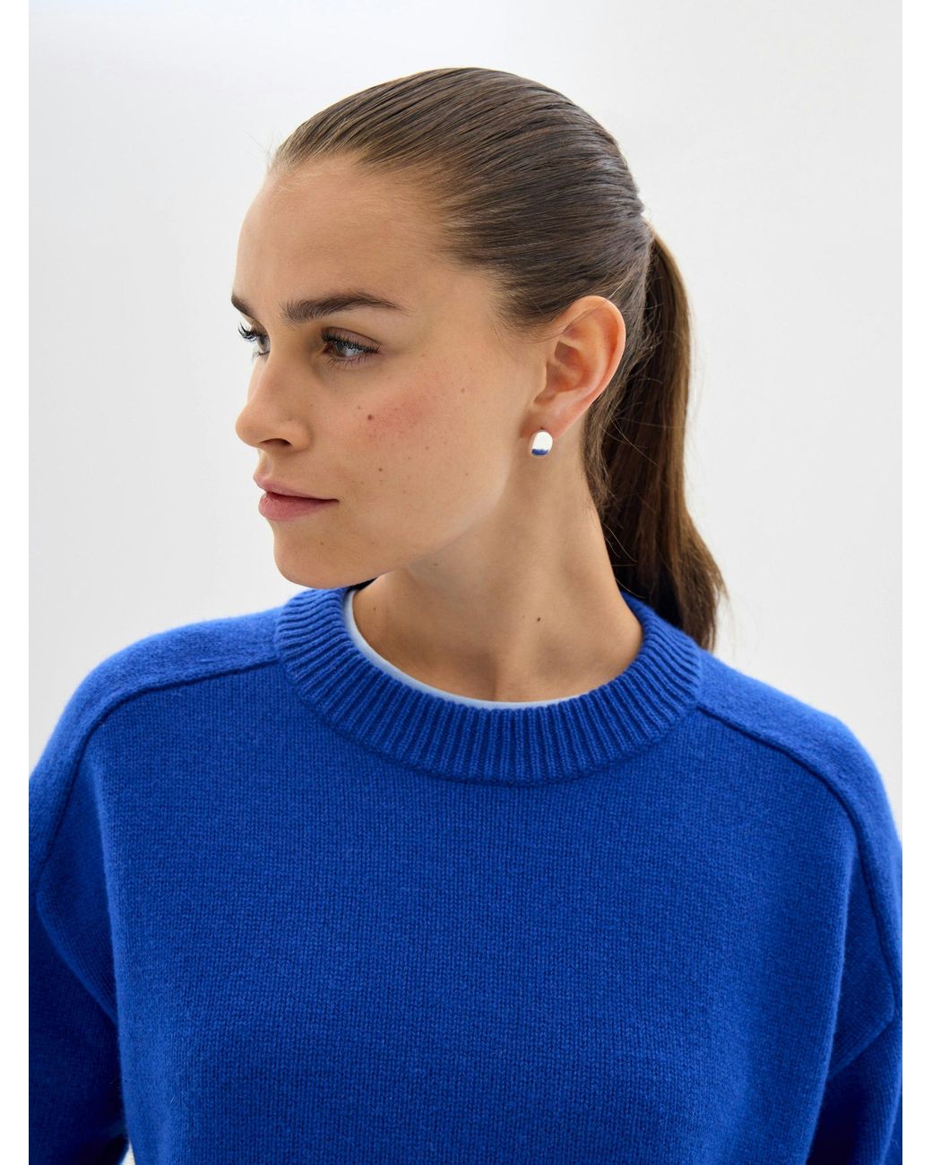 Hush Blue Nina Merino Wool Jumper