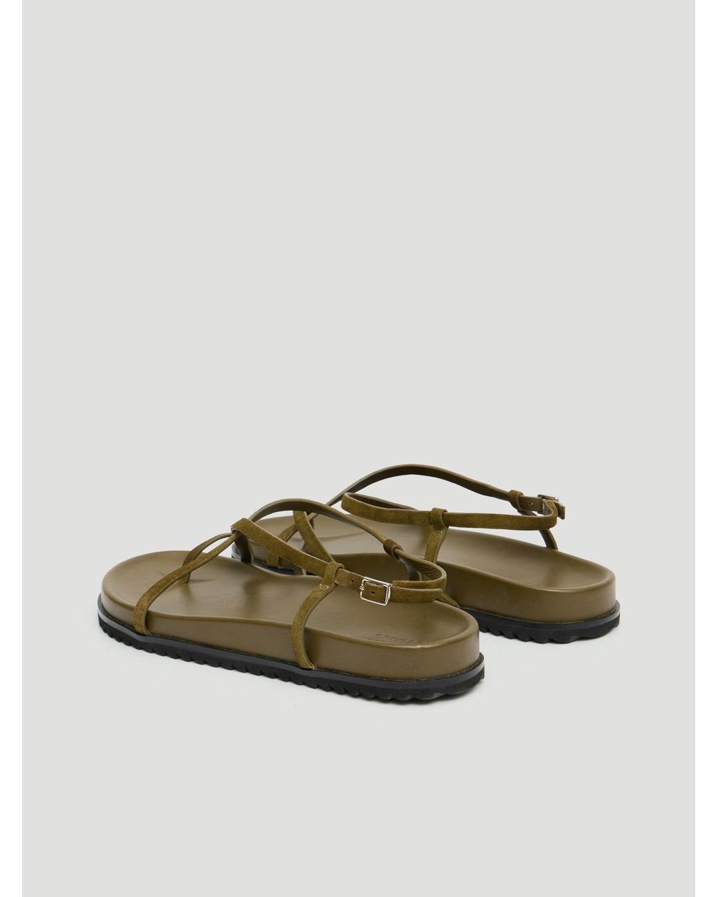 Hush Blue Theo Leather Strappy Sandals